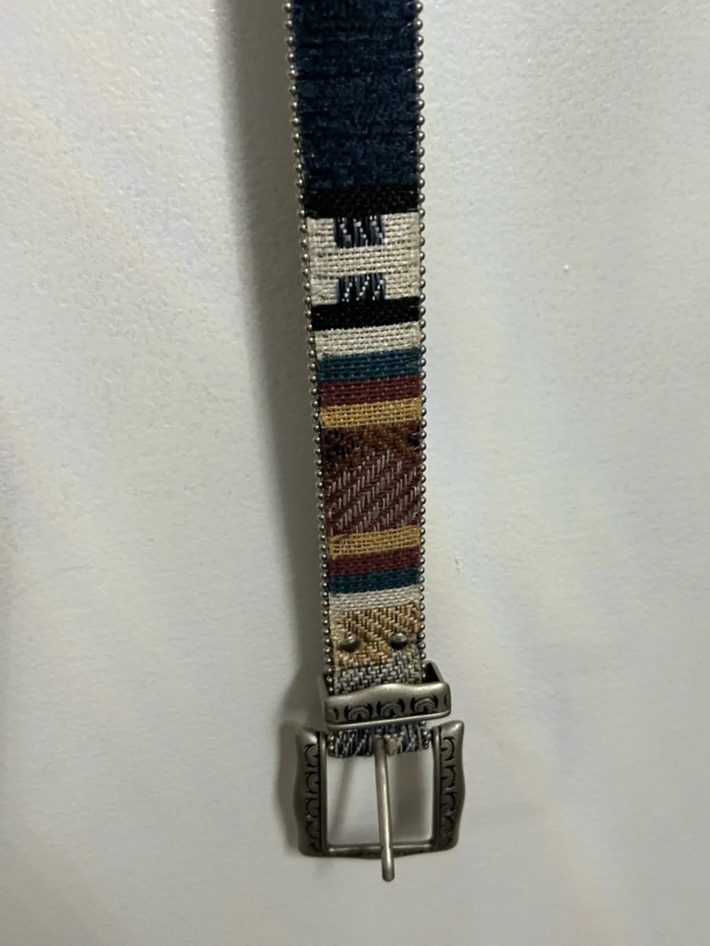 Vintage Belt Elite Fresno California Century Canada Boho Western Embroidered M
